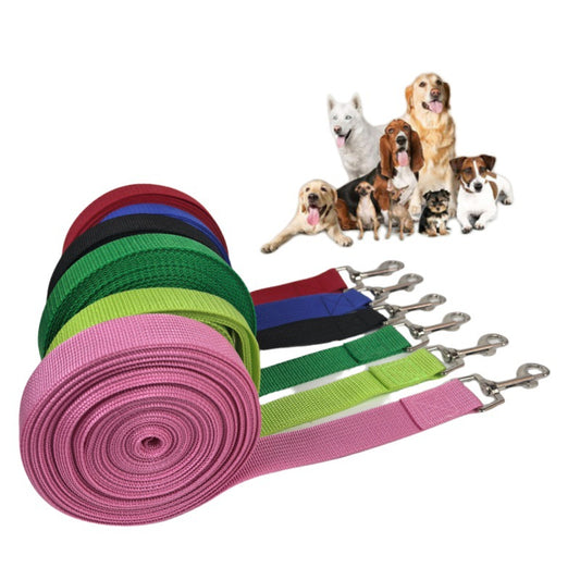 Nylon Dog Leash for Pets with Multiple Length and Color Options