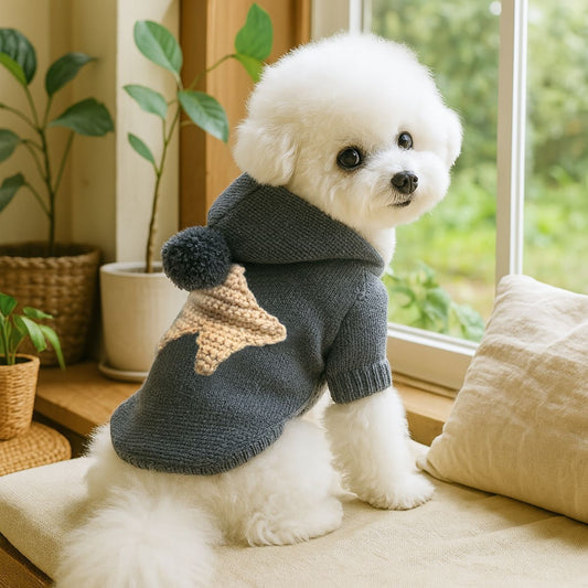 Pet Sweater for Dogs and Cats, Winter Wool Knitwear