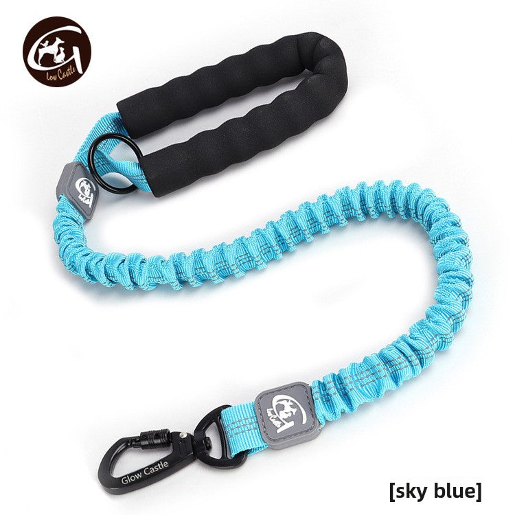 Stretchable towing rope, elastic towing rope