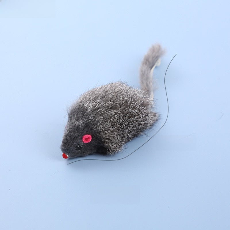 Plush Rattling Mouse Cat Toy