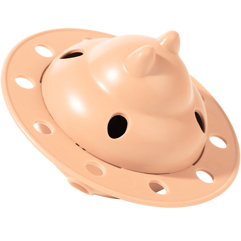 Pet Cat Dog Leakage Food Puzzle Toy Ball Cat Frisbee Saucer Shape Leakage Food Toy Bite Resistant Slow Food