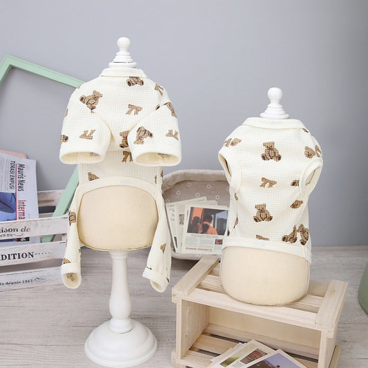 Pet dog vest home wear