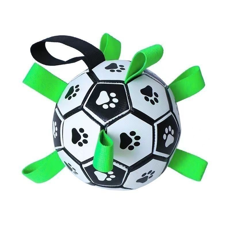 Inflatable Dog Toy with Paw Prints