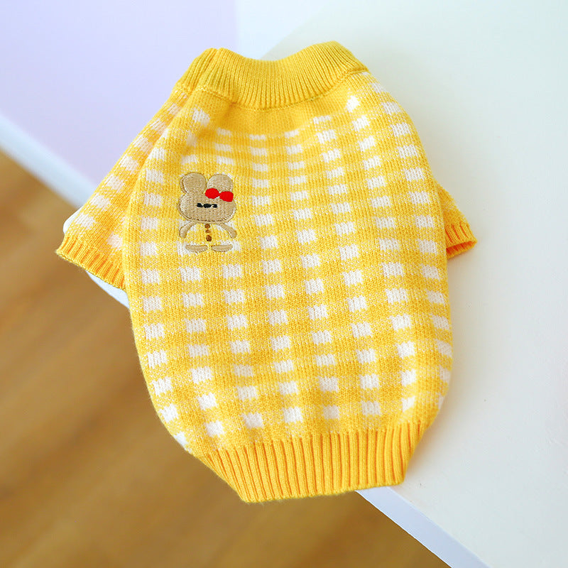 Pet Sweater for Dogs and Cats, Winter Wool Knitwear