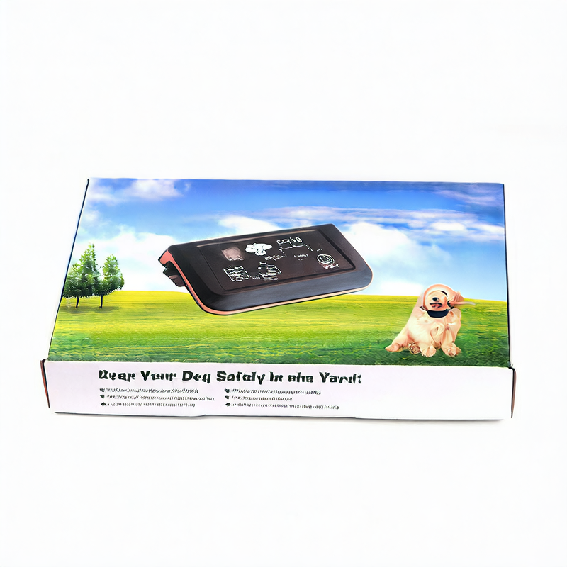 Wireless electronic dog fence training device