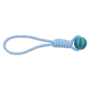 Tug-of-war food leak ball dog toy