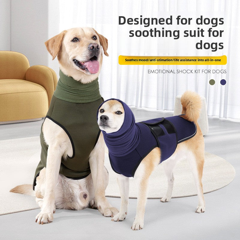 Dog emotional comfort clothing