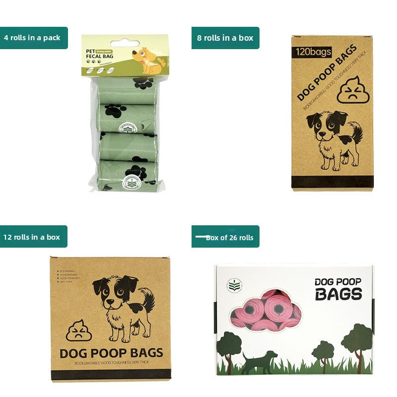 Biodegradable pet waste collection bag