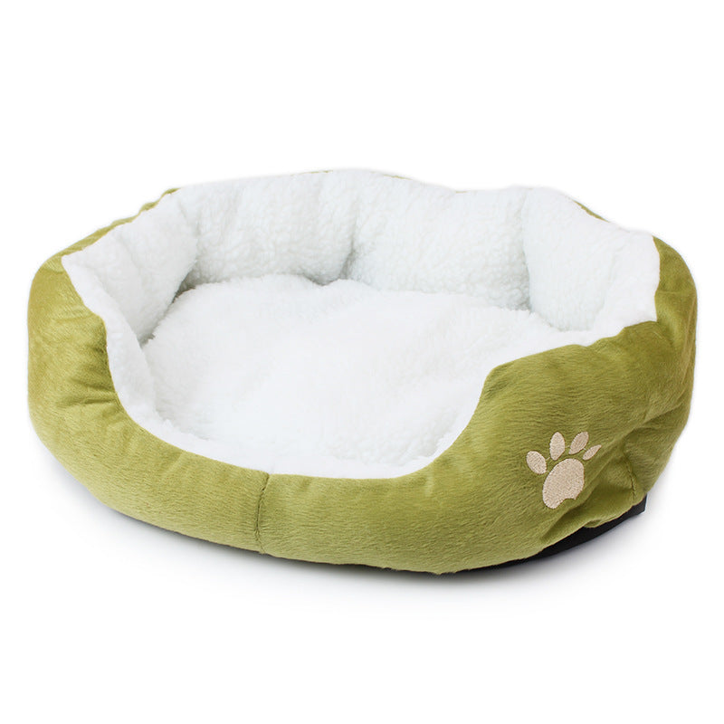 Factory direct small large lamb kennel teddy bear pet nest Mat supplies spot wholesale