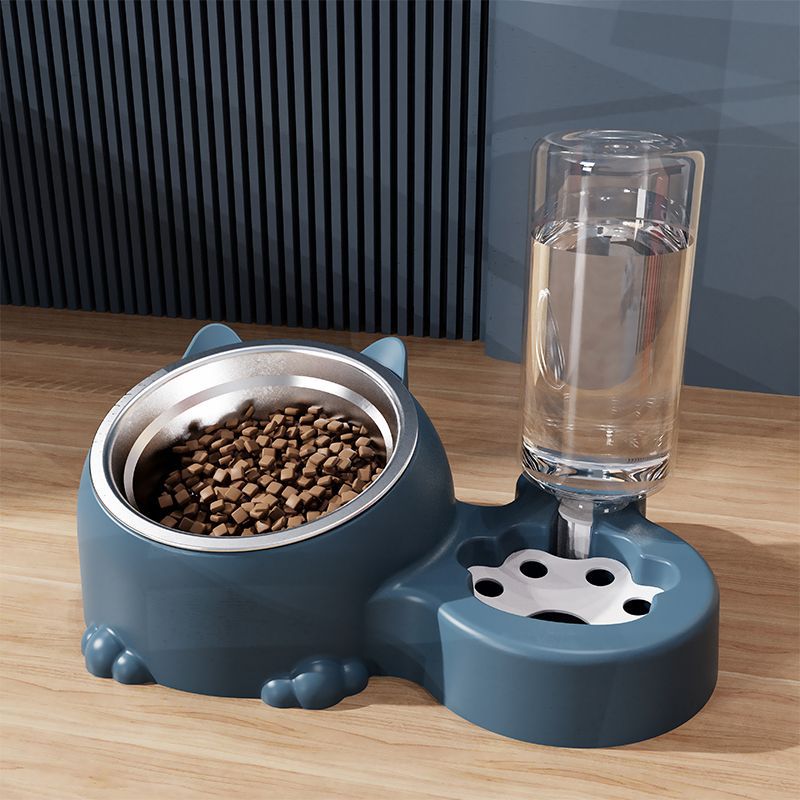 Double-bowl pet food bowl