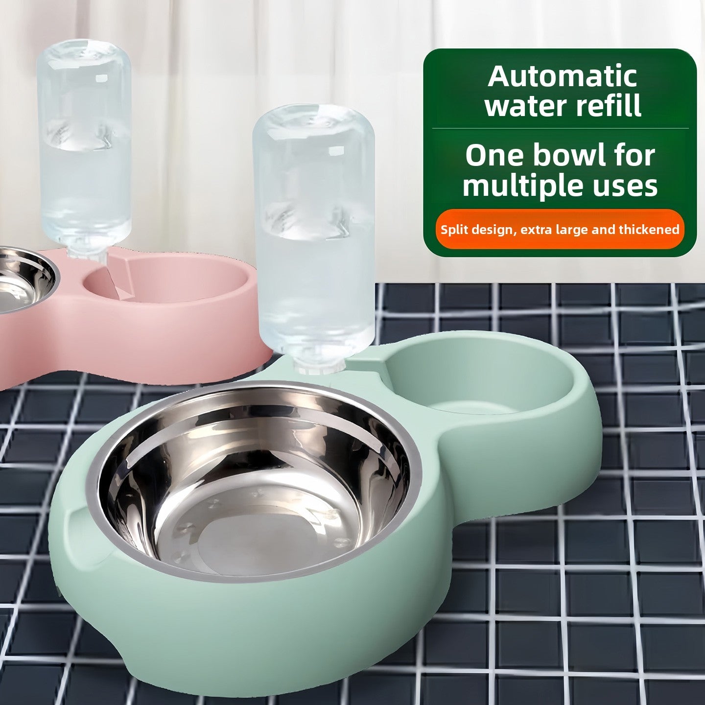 Automatic drinking rice basin