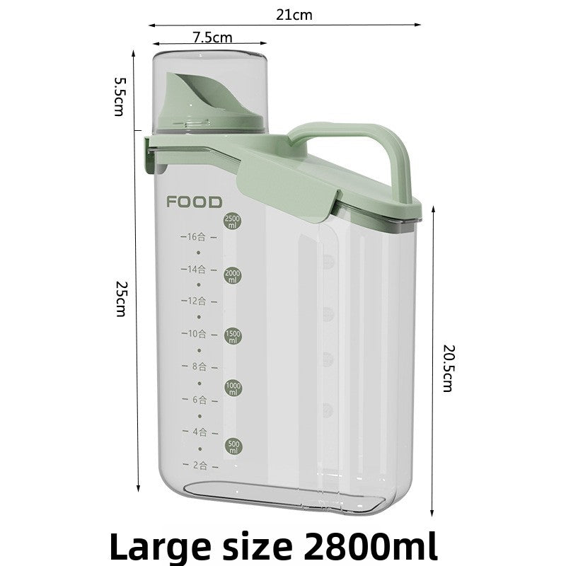 Cat food storage bucket