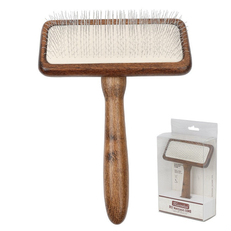 Wooden Pet Grooming Comb