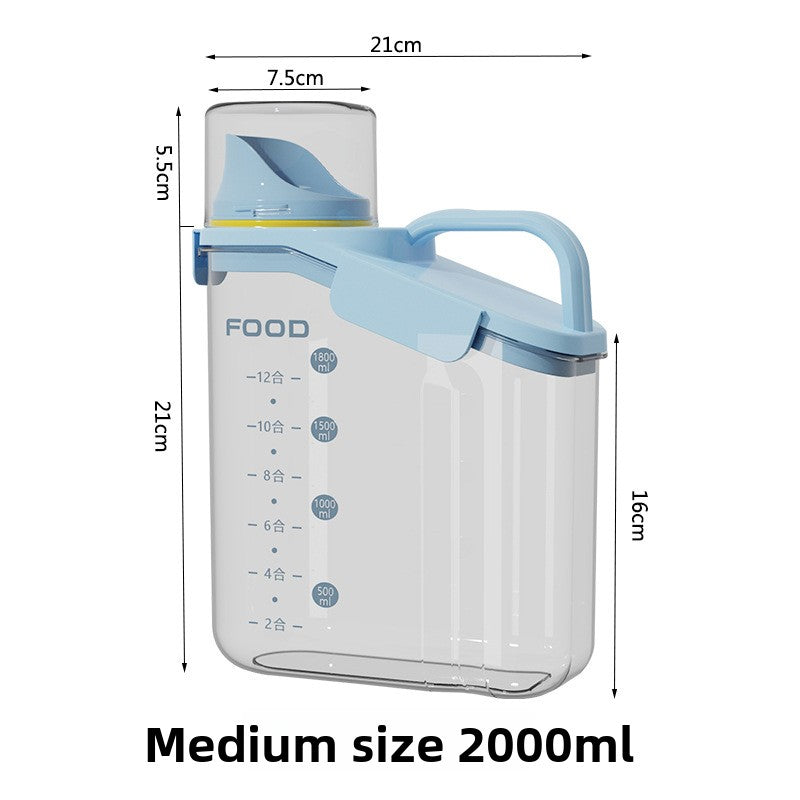 Cat food storage bucket