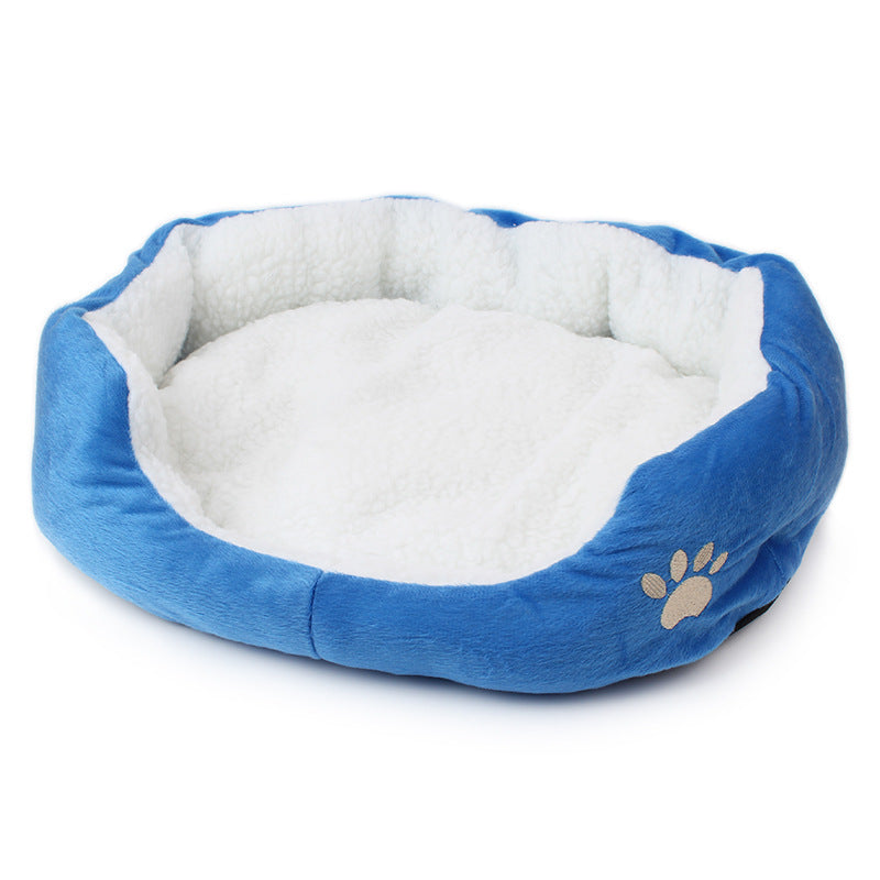 Factory direct small large lamb kennel teddy bear pet nest Mat supplies spot wholesale