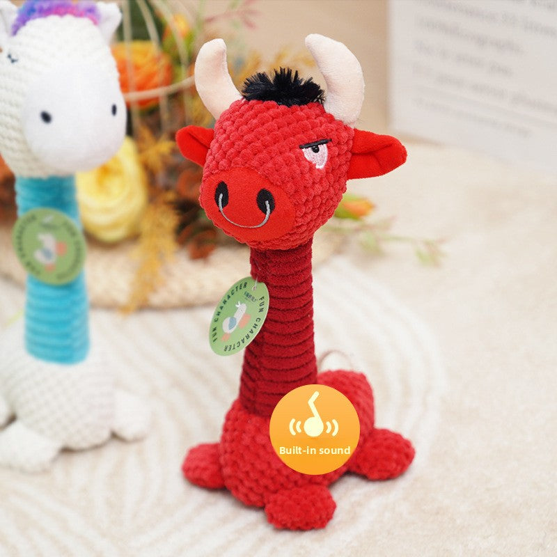 Dog plush sound dinosaur toy