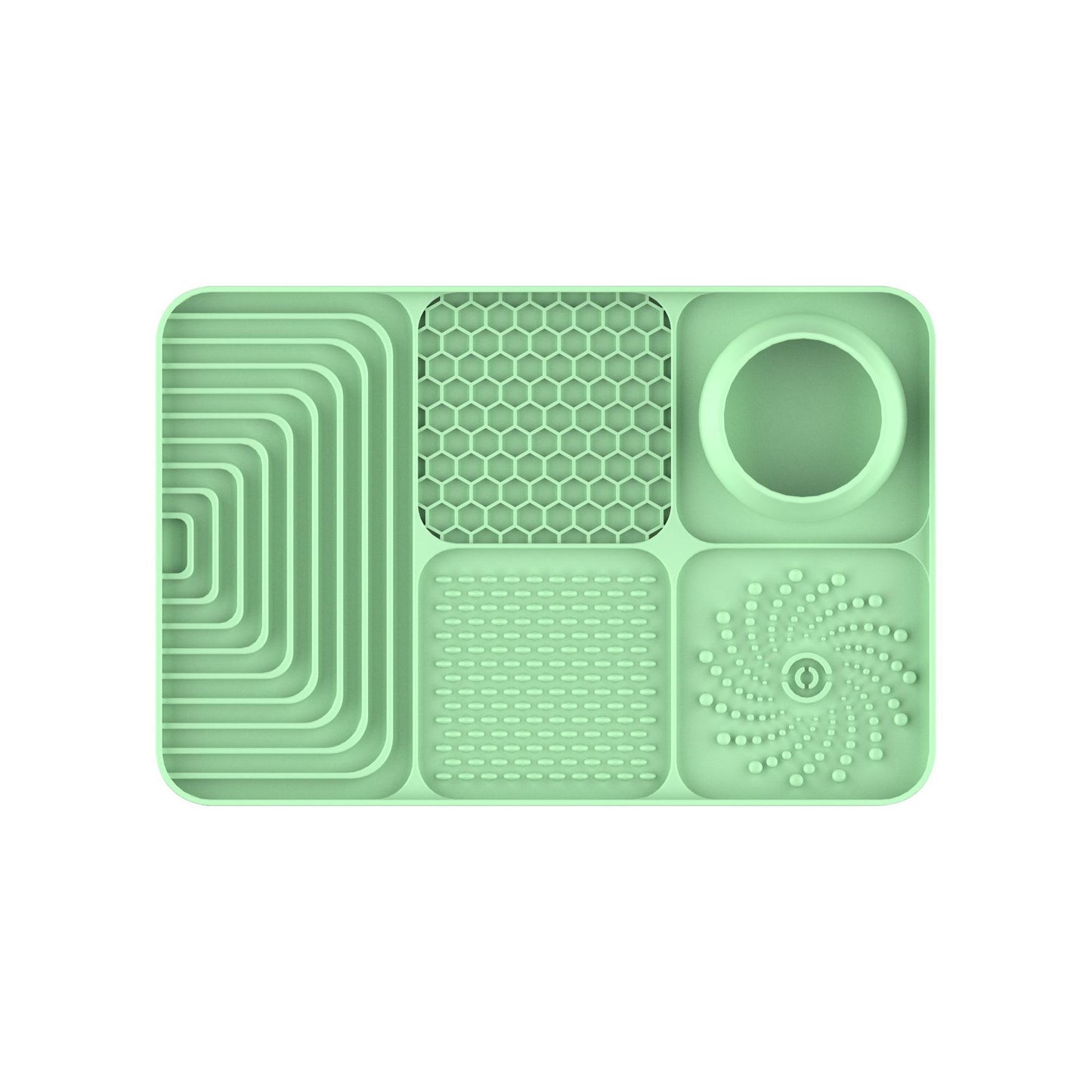 Silicone Pet Lick Placemat Slow Food Mat Pet Tray with Suction Cup Non-slip Cat and Dog Feeding Mat Anti-overflow Anti-choking Mat