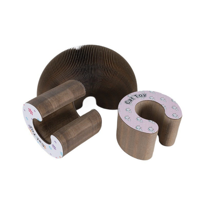 Organ Cat Scratch Board Nest Wear-resistant Scrap-resistant Cat Toy Self-relief Corrugated Paper Claw Grinding Board