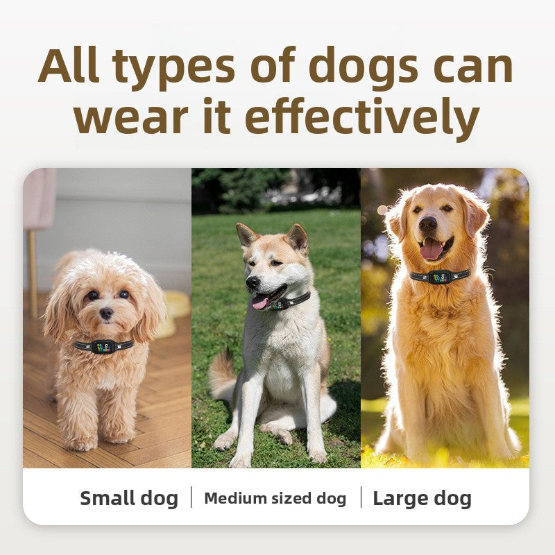 Color screen intelligent bark-stopping electric shock collar