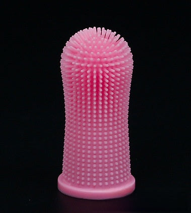 Pet finger toothbrush
