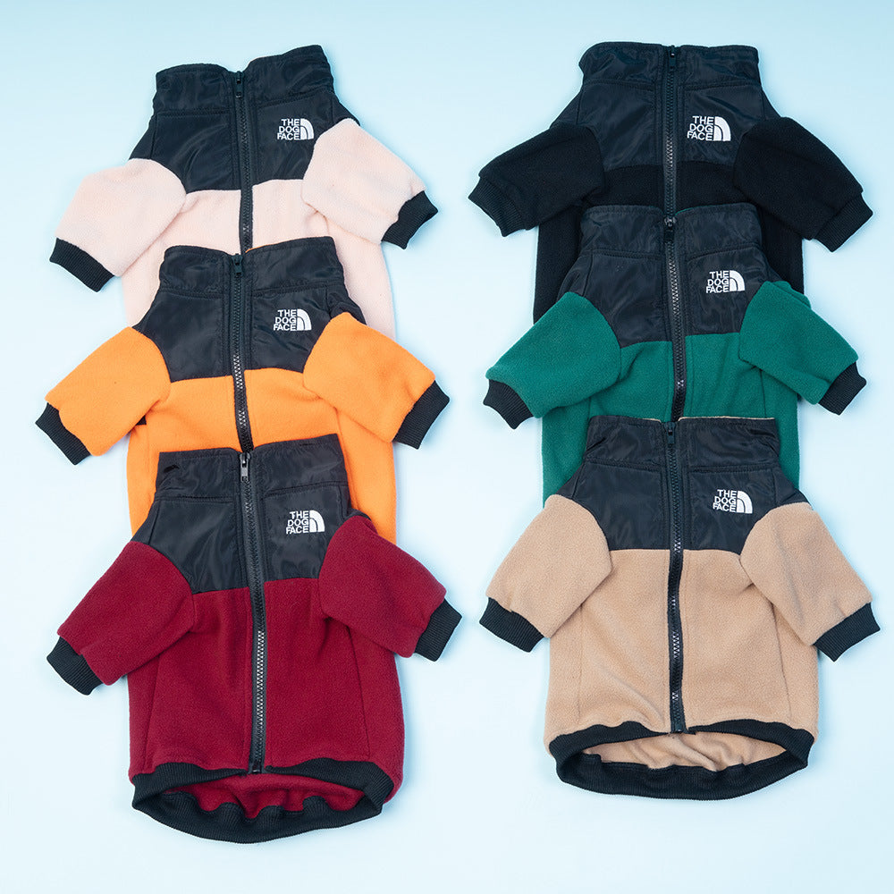 Fleece Pet Jacket for Small and Medium Dogs