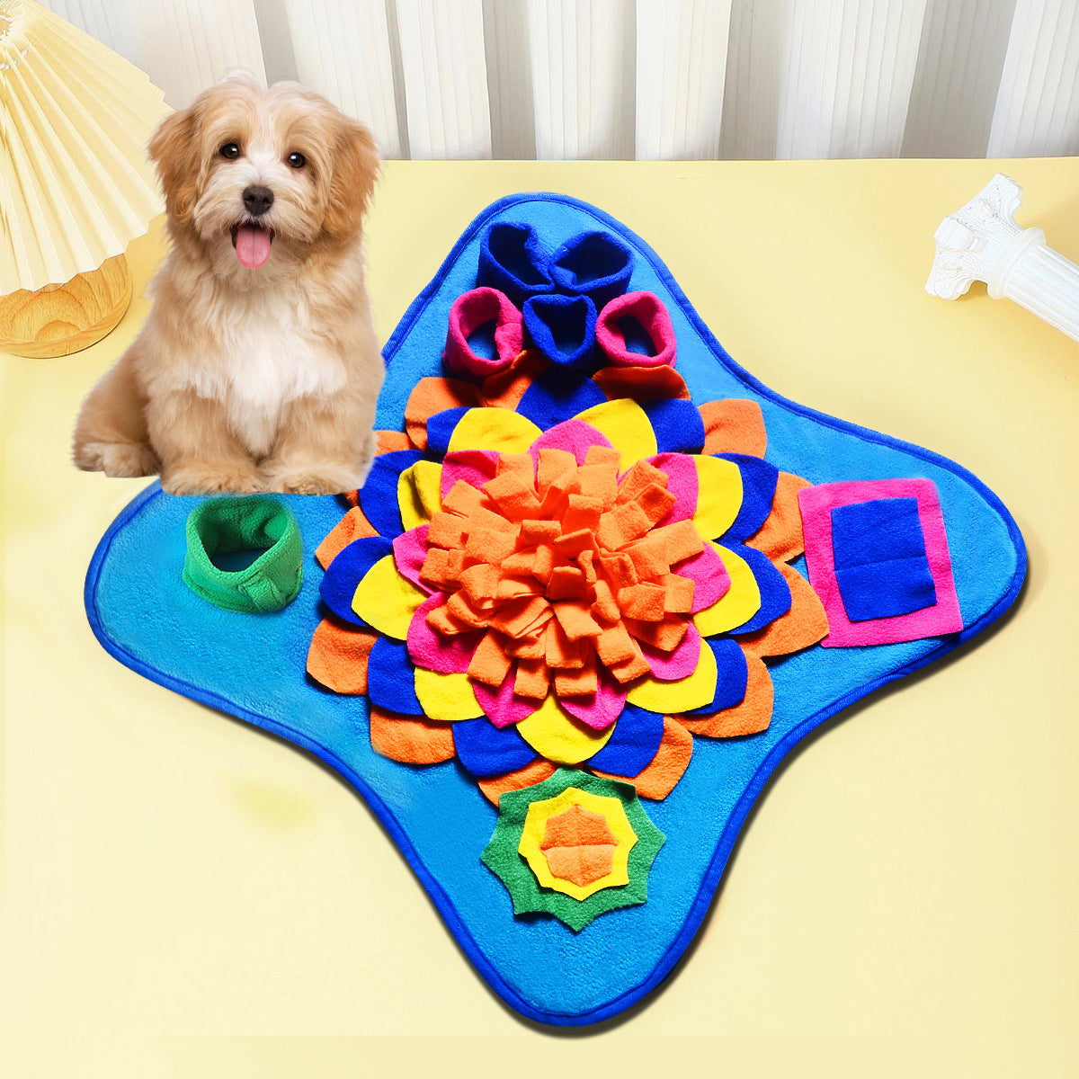 Pet dog stress-relieving sniffing pad