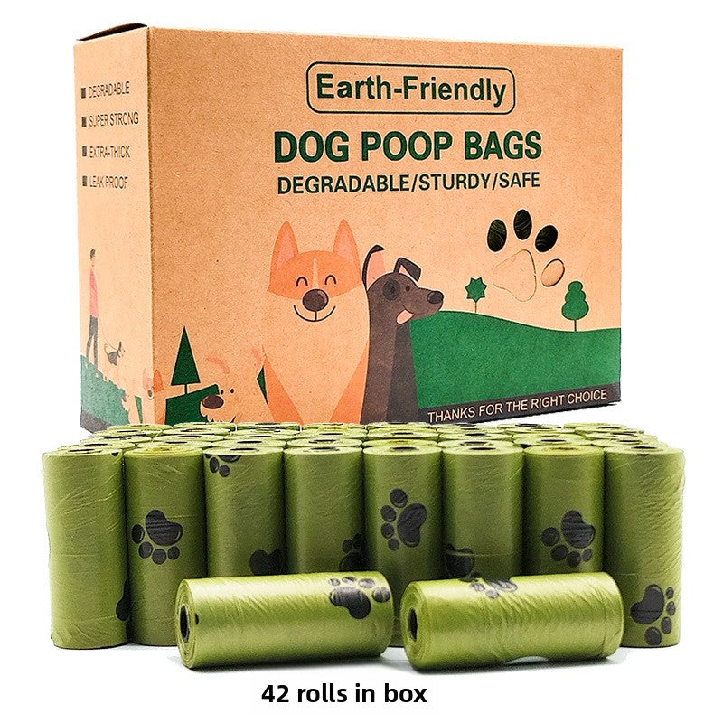 Biodegradable pet waste bags