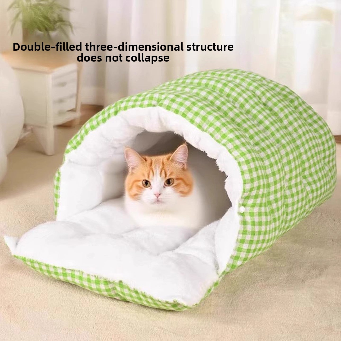 Removable Washable Windproof Cat Dog Bed Enclosed Pet Nest