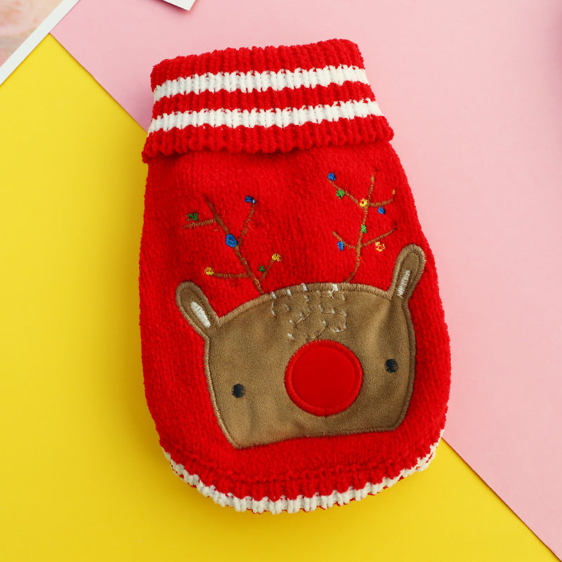 Pet Sweater for Dogs and Cats, Winter Wool Knitwear