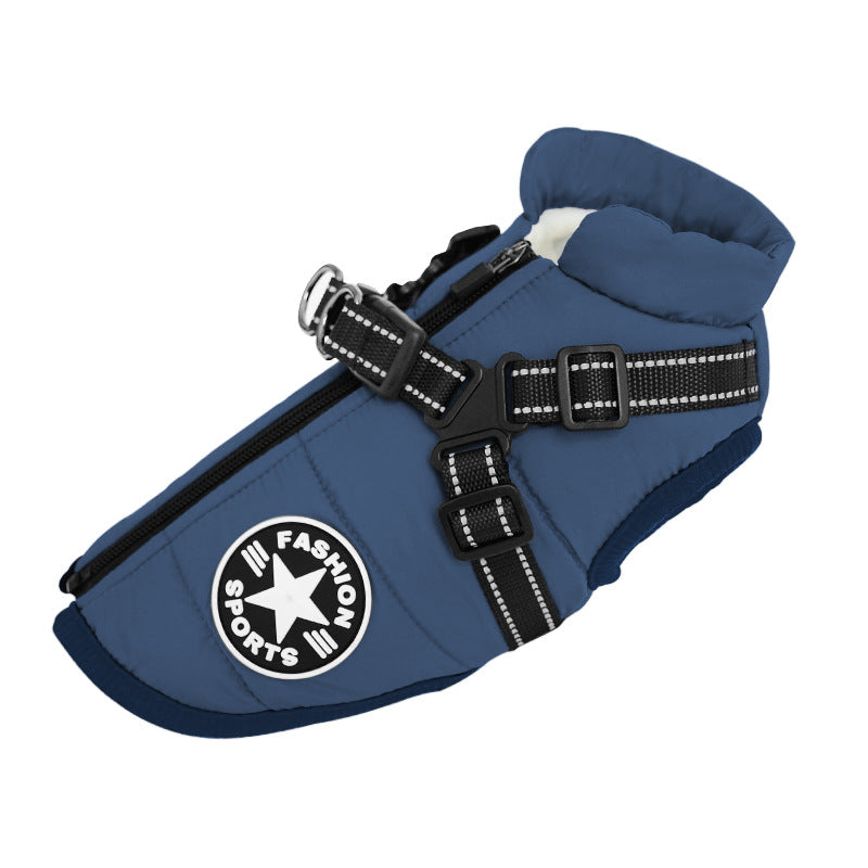 Warm and cold-proof pet clothes