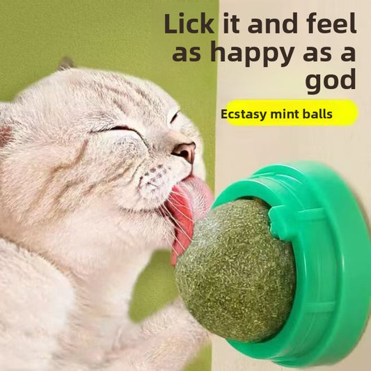 Rotating Cat Lick Ball