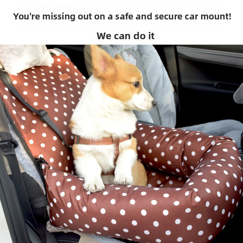 Dual-Purpose Removable Pet Car Seat Cushion