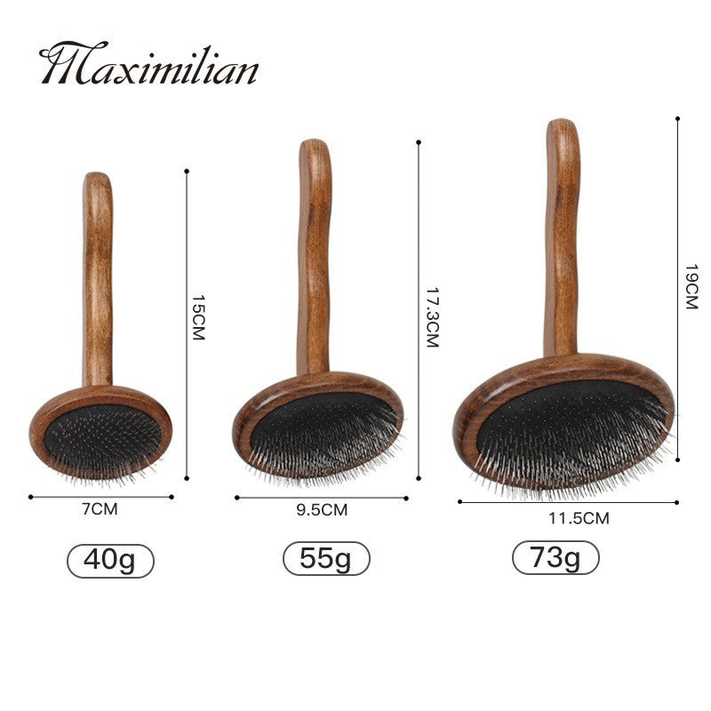 Wooden Pet Grooming Comb