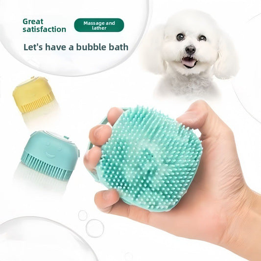 Shower massage brush