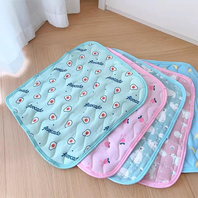 Summer Cooling Ice Silk Pet Pad for Cats and Dogs