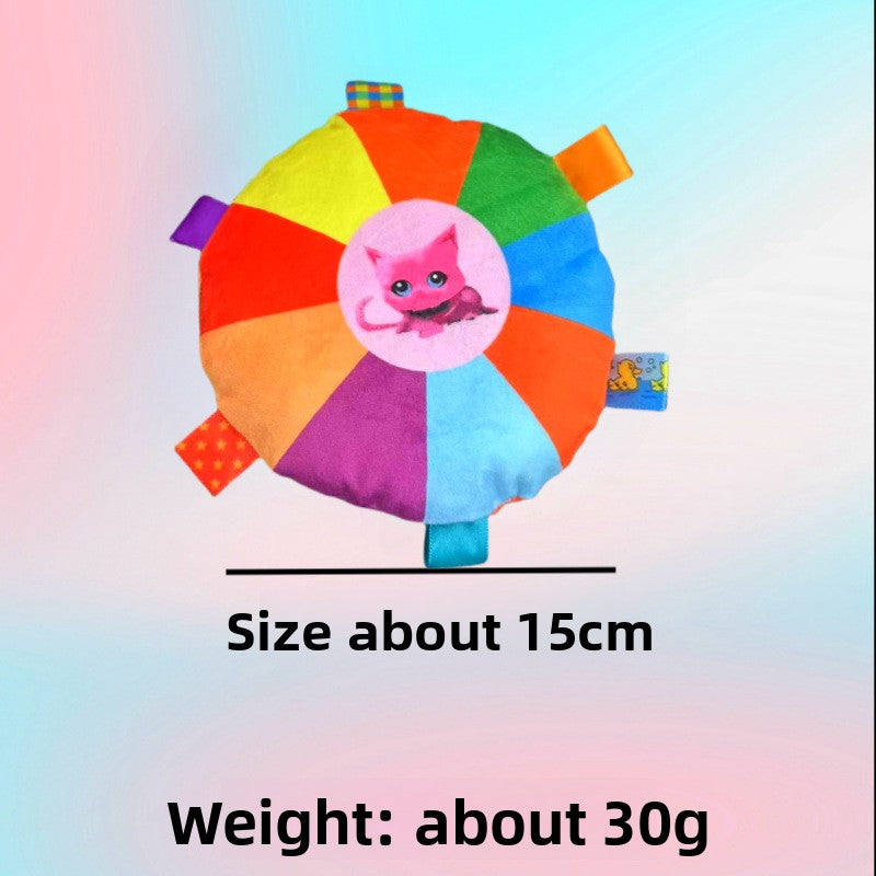 Dog Plush Sound Frisbee Toy