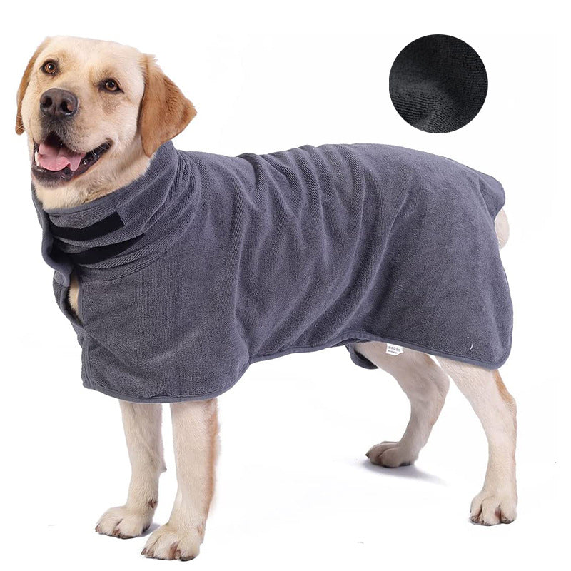 Pet bathrobe