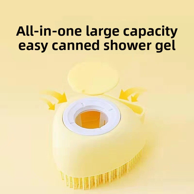 Pet multi-functional bath brush
