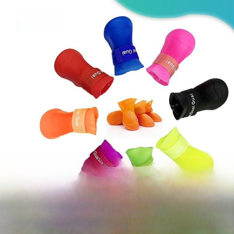 Pet Rain Boots Waterproof and Non-Slip