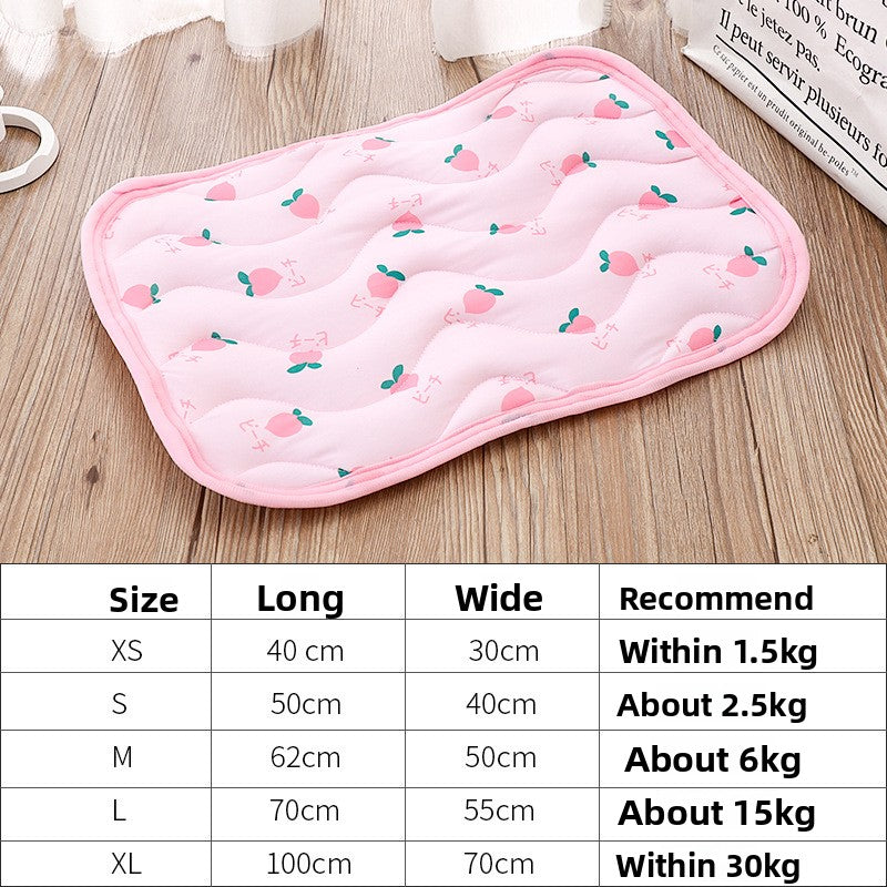 Summer Cooling Ice Silk Pet Pad for Cats and Dogs