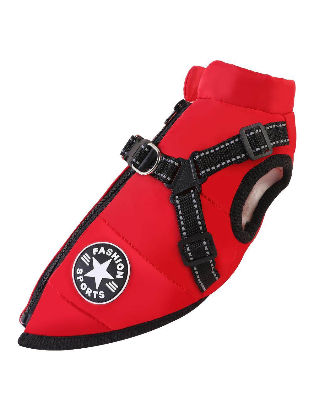 Pet clothing cotton jacket