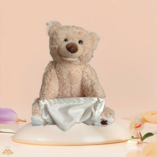 Singing Electric Plush Toy Elephant with Peek-A-Boo Function