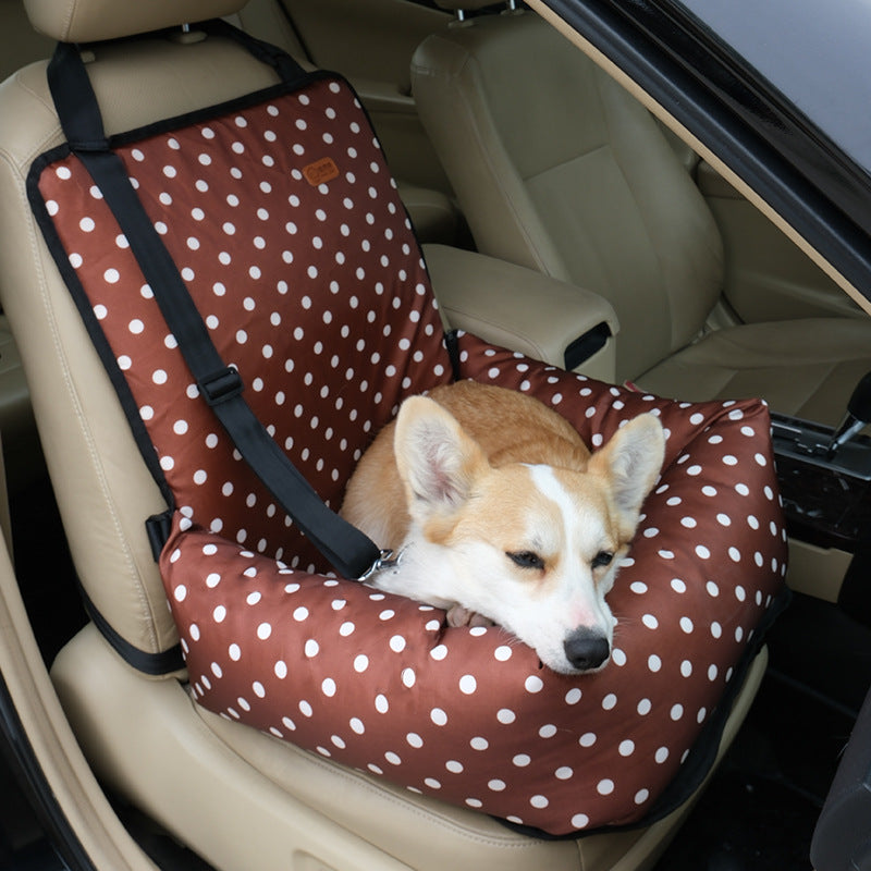 Dual-Purpose Removable Pet Car Seat Cushion