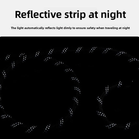 Dog Rope Pet Products Traction Rope Reflective Nylon Round Rope Dog Walking Rope Dog Traction Dog Chain