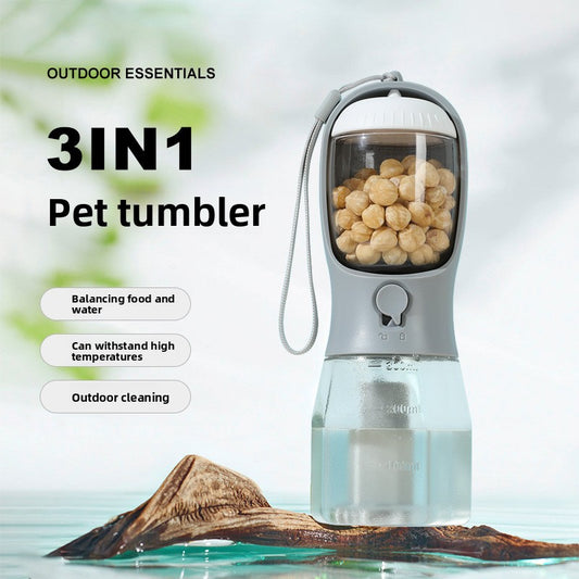 3-in-1 Multifunctional Pet Water Bottle