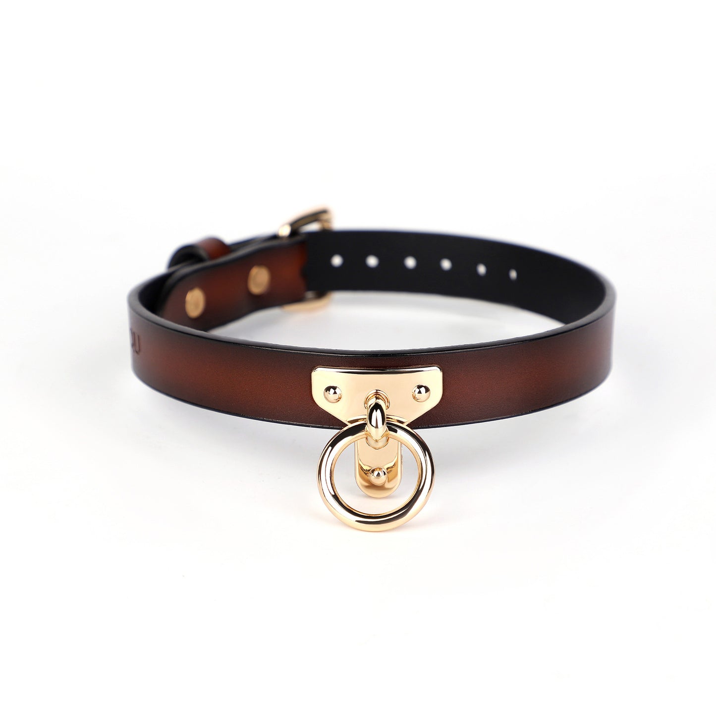 Adjustable Leather K9 Collar
