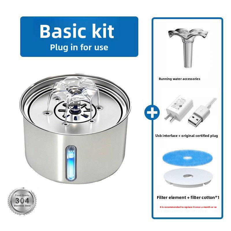 Stainless Steel Automatic Pet Water Dispenser