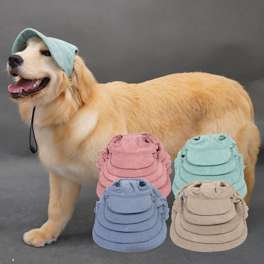 Pet Dog Baseball Cap with Ear Openings