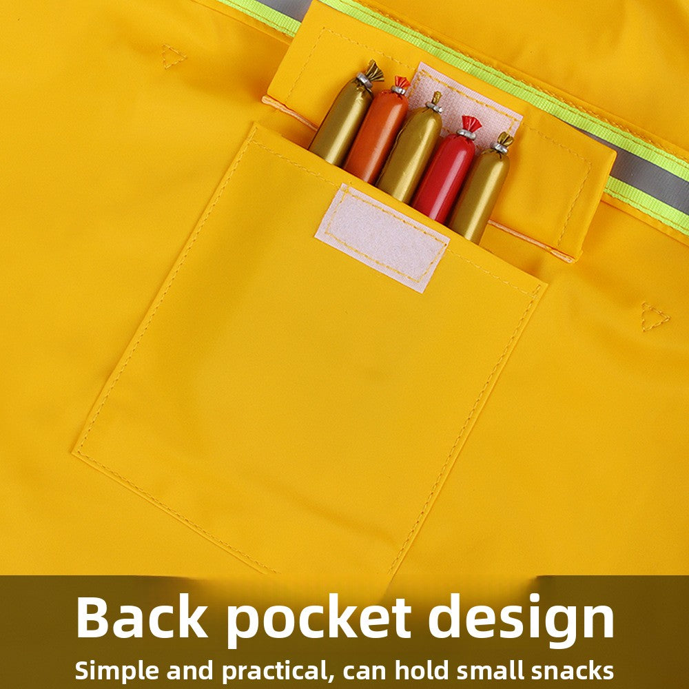 Dog raincoat-style poncho