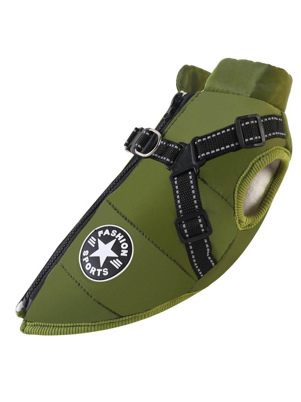 Pet clothing cotton jacket